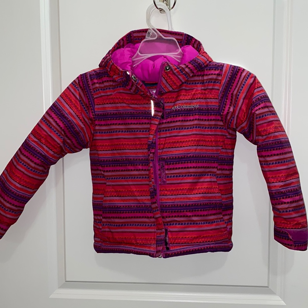 Columbia XXS (4-5) puffer winter jacket (worn in MI).